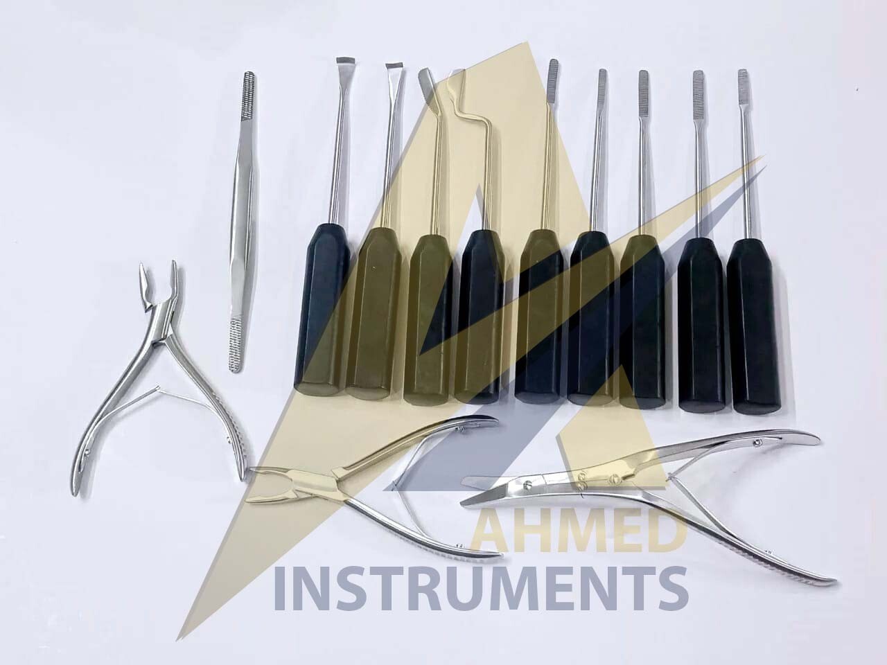 Rhinoplasty Preservation Instruments Set Black Colour