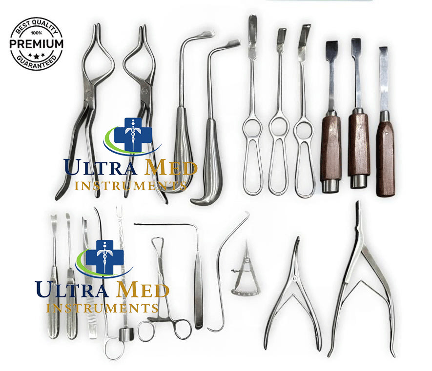 Maxillofacial Instruments Complete Kit Face & Jaw Surgery Plastic Surgery