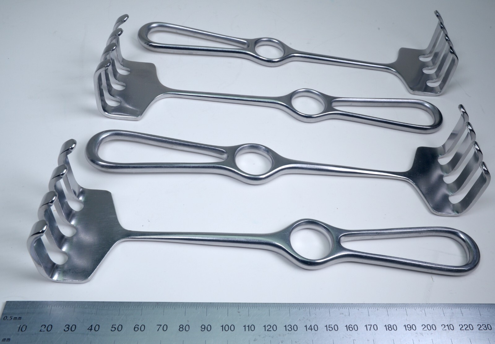4x Integra Jarit #200-318 Ollier Retractor 9″ Stainless Steel Surgical
