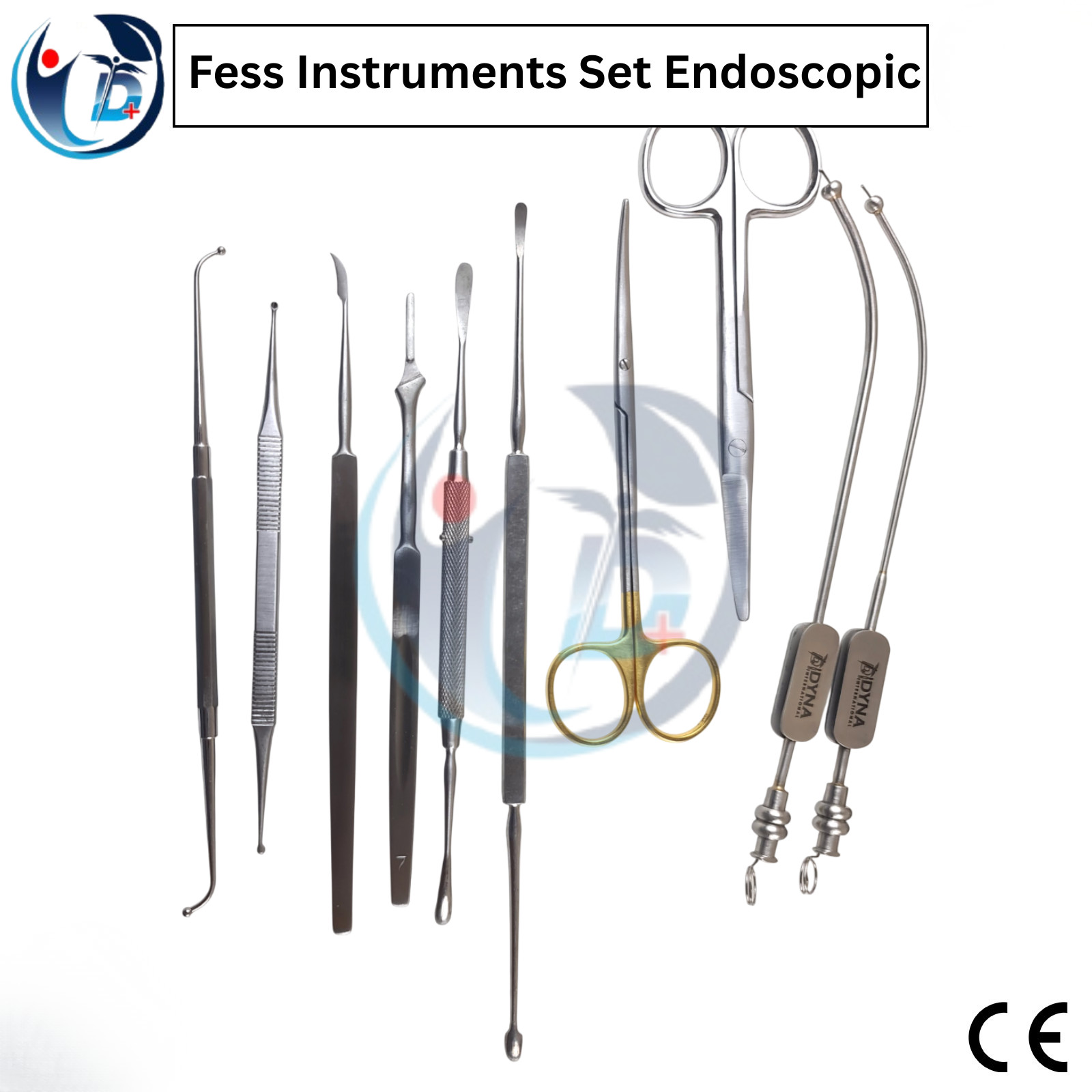 Fess Instruments Set Endoscopic Sinus Surgery Ent Instrument Set A+ German Steel