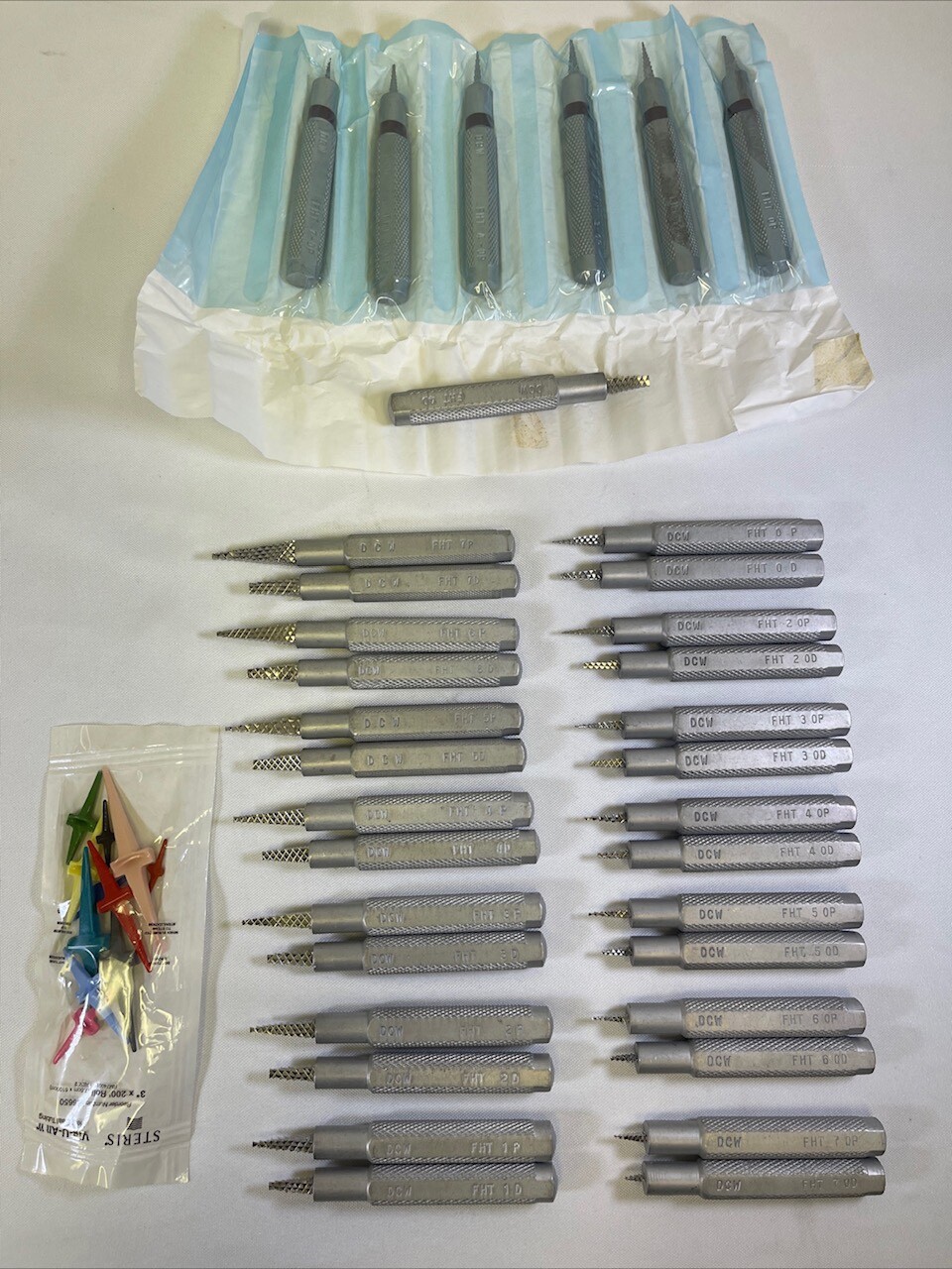 Set of 46 DCW Swanson Finger & Toe Joint Rasps Orthopedic Sizers Podiatry