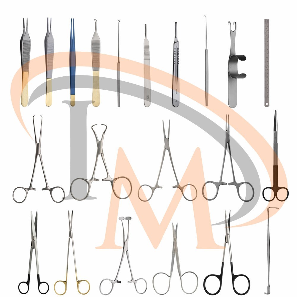 FaceLift Instruments Set of 61 Pieces Face Surgery Instruments