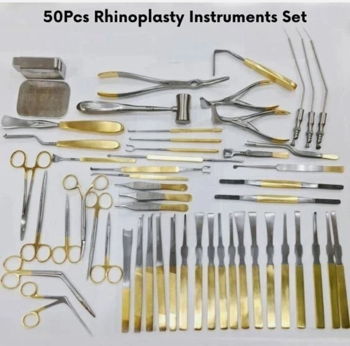 Rhinoplasty instruments Nose & Plastic Surgery Instruments set of 50 Pcs CE A+
