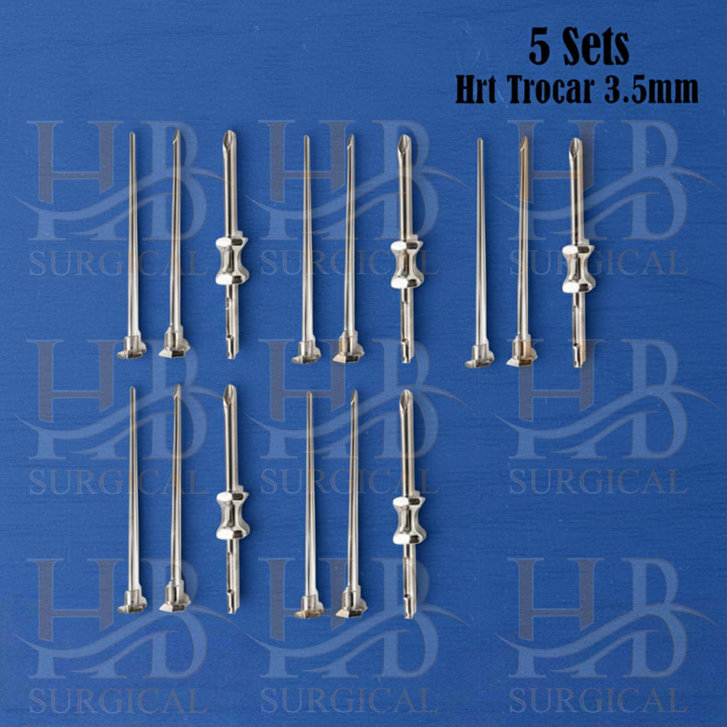 HRT Trocar 3.5mm Hormone Replacement Pellet Insertion Trocars 5 Sets