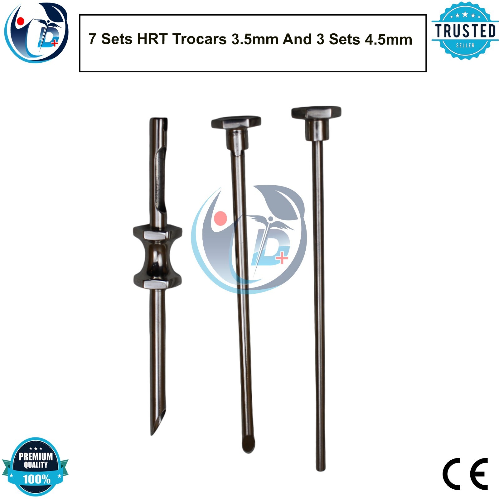7 Sets HRT Trocars 3.5mm And 3 Sets 4.5mm High Quality