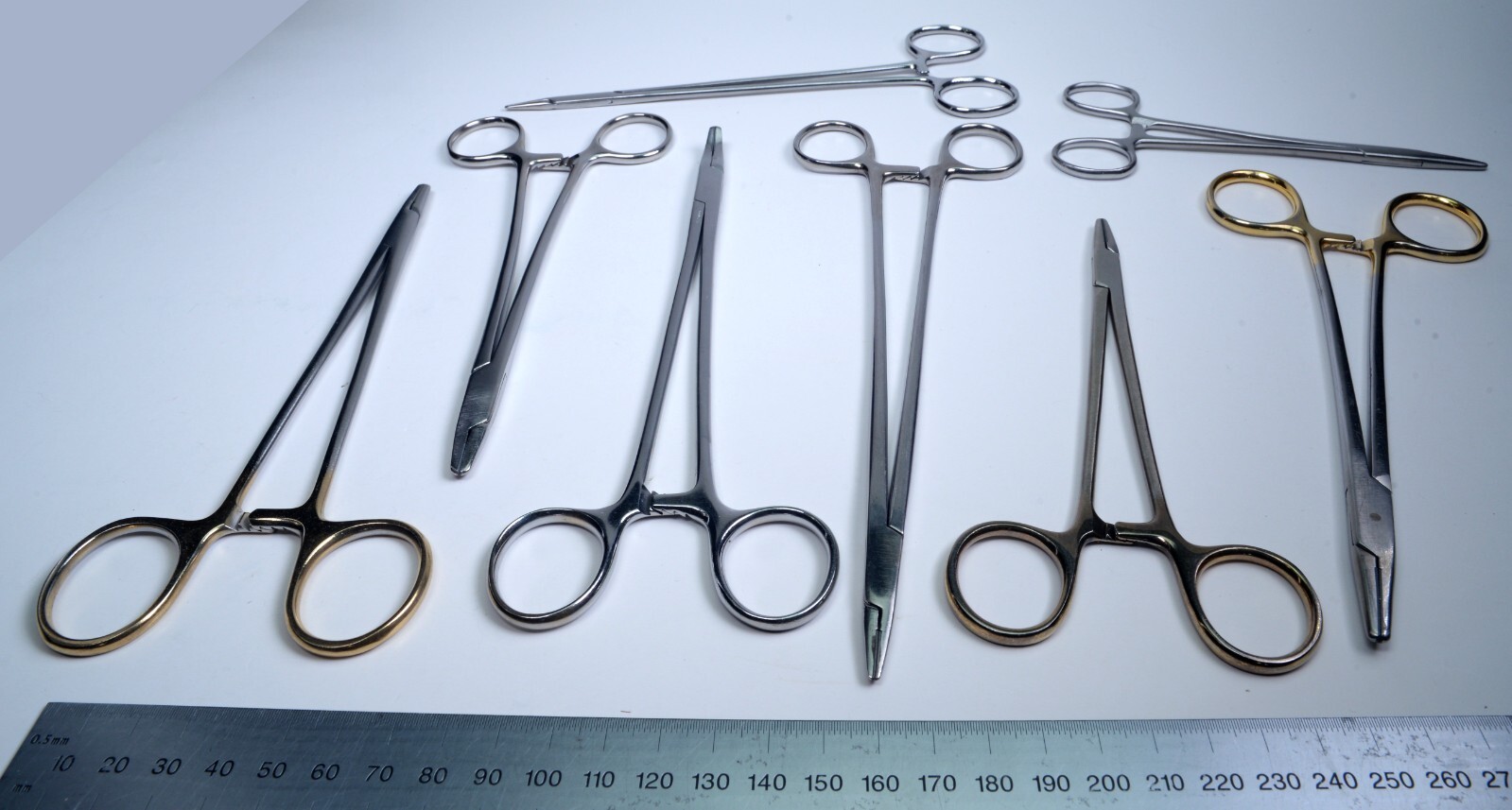 8x Needle Holders Stainless Steel Surgical