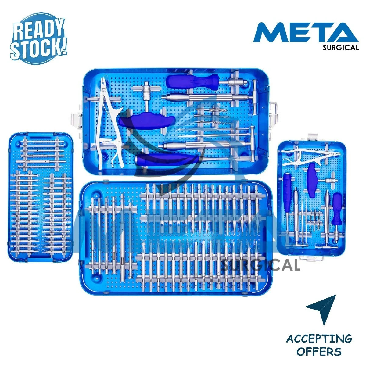 Broken Screw Removal Set Screw Extraction Surgical Instruments Orthopedic