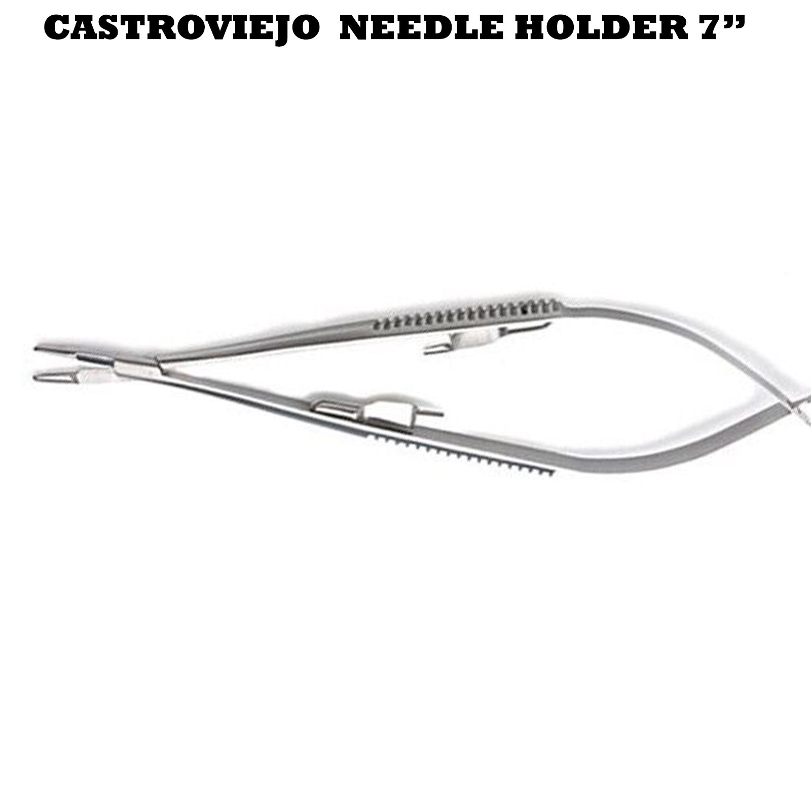 ODM 1 PC CASTROVIEJO OLSEN HEGAR NEEDLE HOLDER 7″ SURGICAL INSTRUMENTS