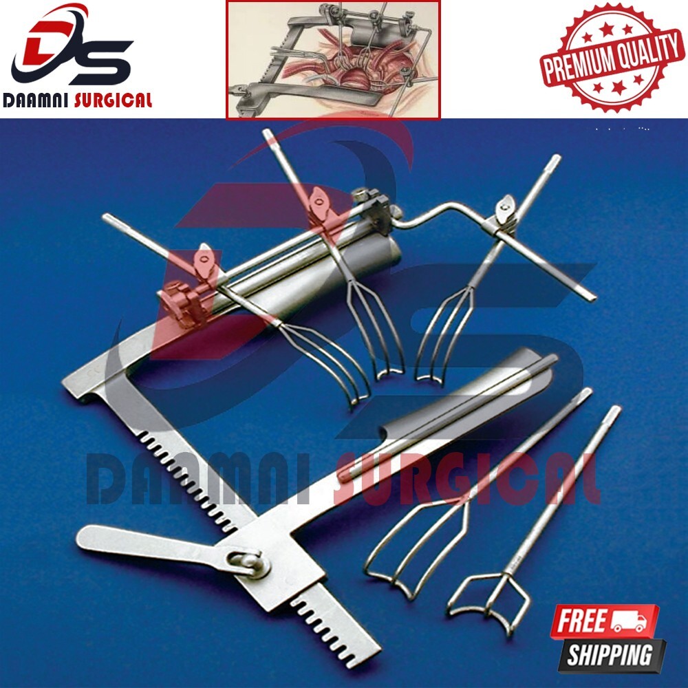 Mitral Valve Retractor Cooley Cosgrove New Premium Quality Complete Surgical Set