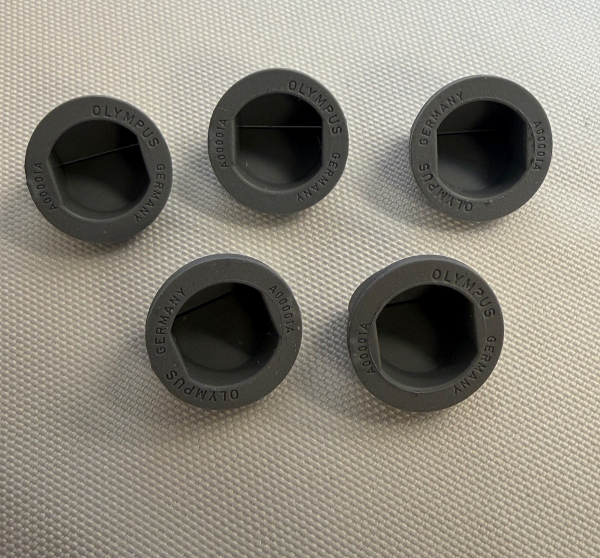 Set of 5 Olympus A00001A Silicone Valves f/ 5.5mm Channel Urology