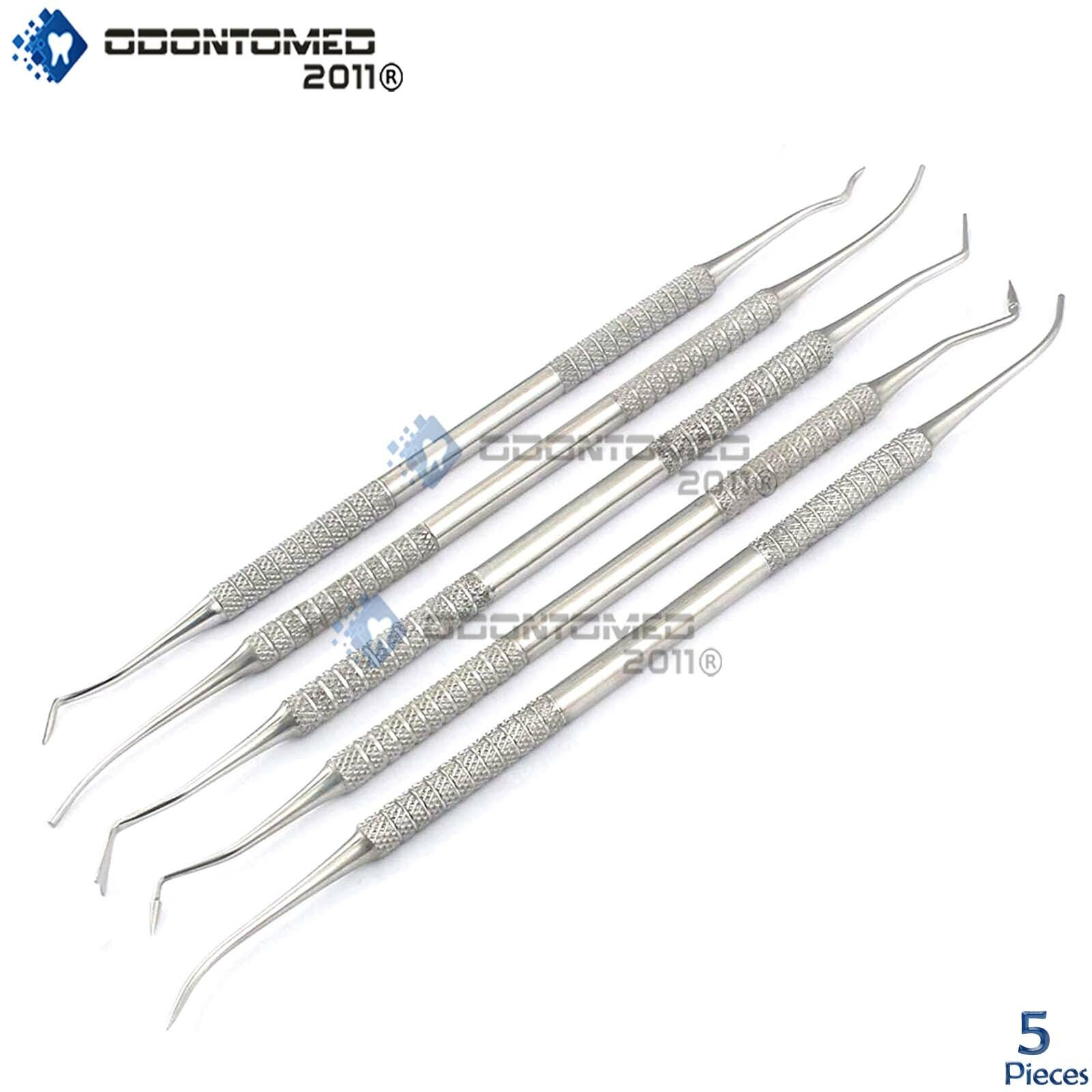 P.K. Thomas #1,2,3,4,5 Set Wax Dental Surgical Instruments