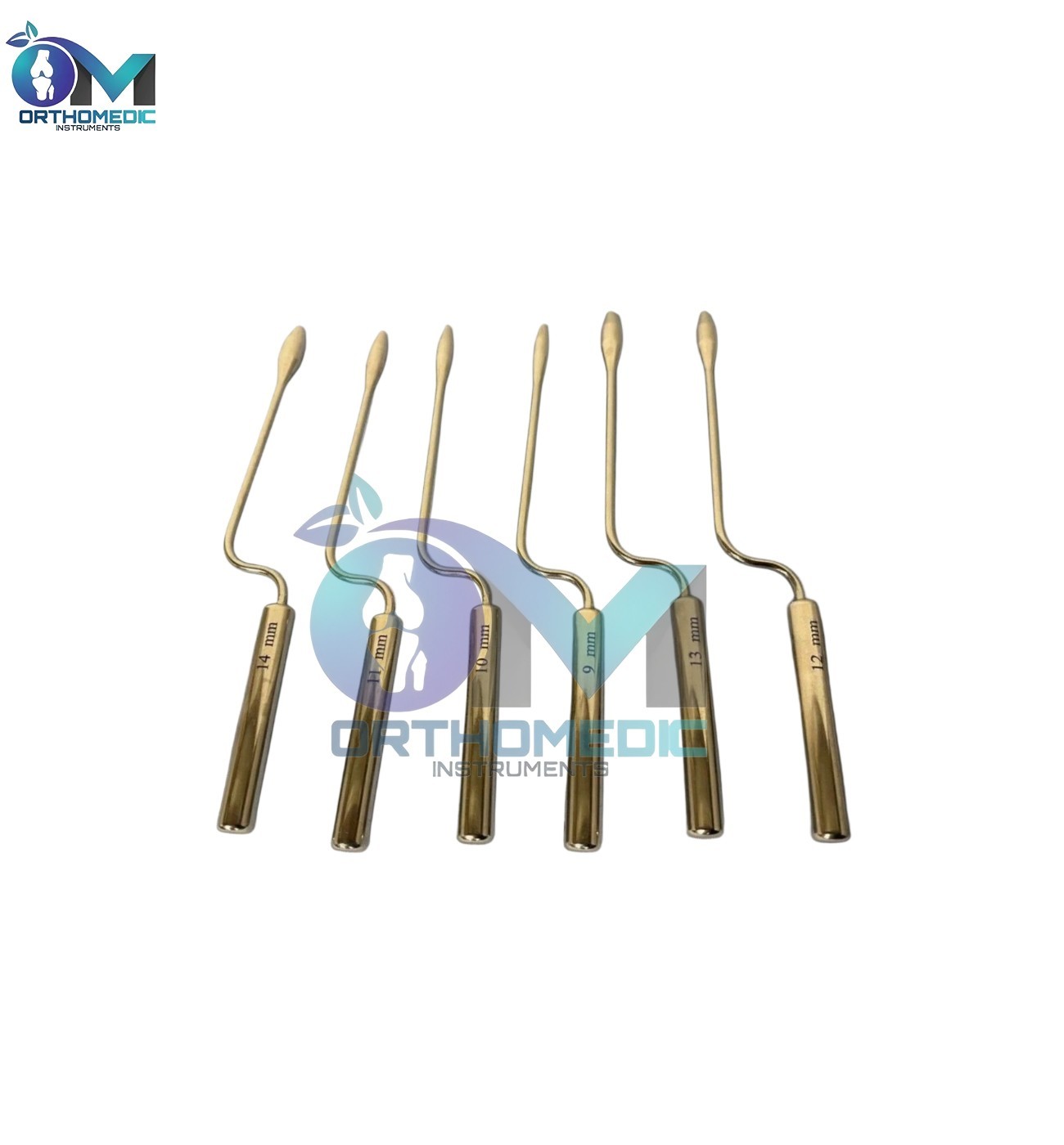 Urethral Brooks Dilator Set Of 6 Urethroplasty Surgical Instruments 9mm To 14mm