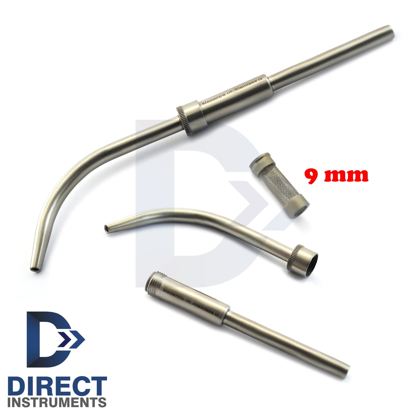 Dental Bone Collector 9mm With Filter Bone Grafting Cleaning Surgical Instrument