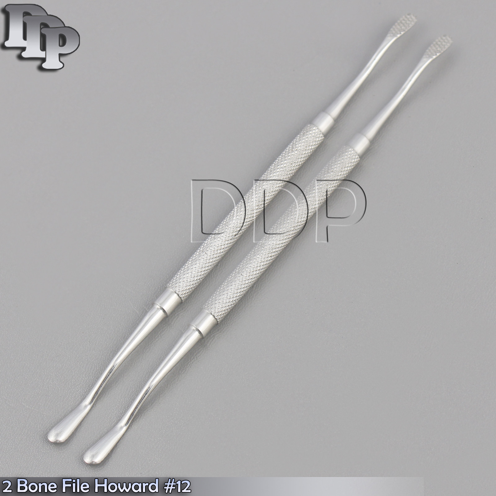 2 EACH Bone File Howard #12 Medical Surgical Dental Instrument
