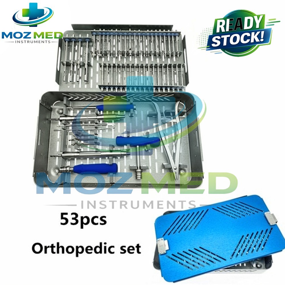 53pc/set Orthopedics Screwdriver Screw Extractor Screw Broken Removal Instrument