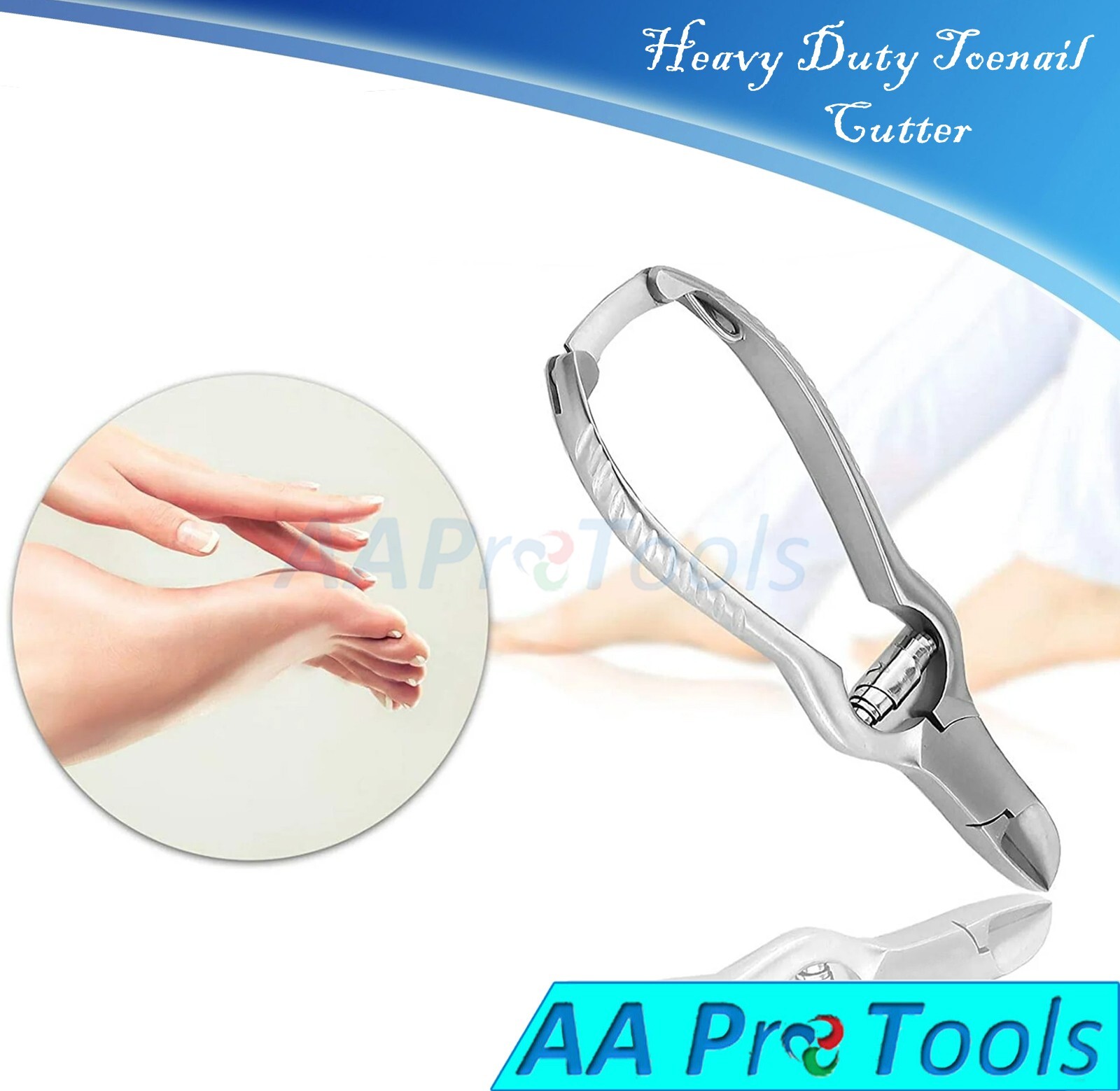 Toenail Clippers for Thick Ingrown Toe Nails Heavy Duty Precision Nail Scissor