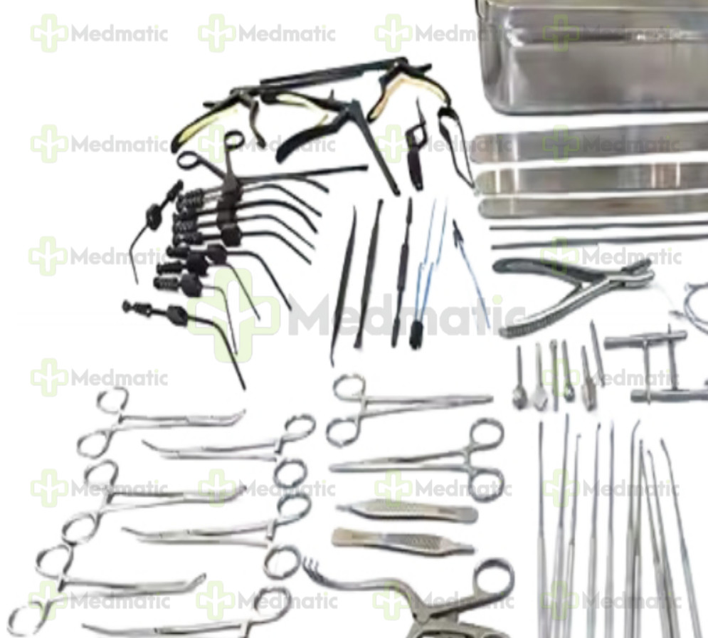 50 PCs Basic Craniotomy & Laminectomy Surgical Orthopedic Spinal Instruments Set