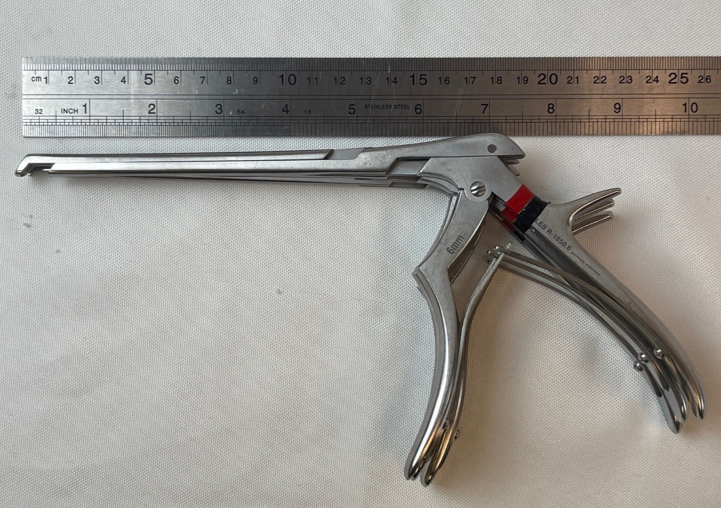 Set of 3 Ruggles R-1650.1 3 & 6 1mm/3mm/6mm x 40° Down x 7″ Kerrison Ronguers
