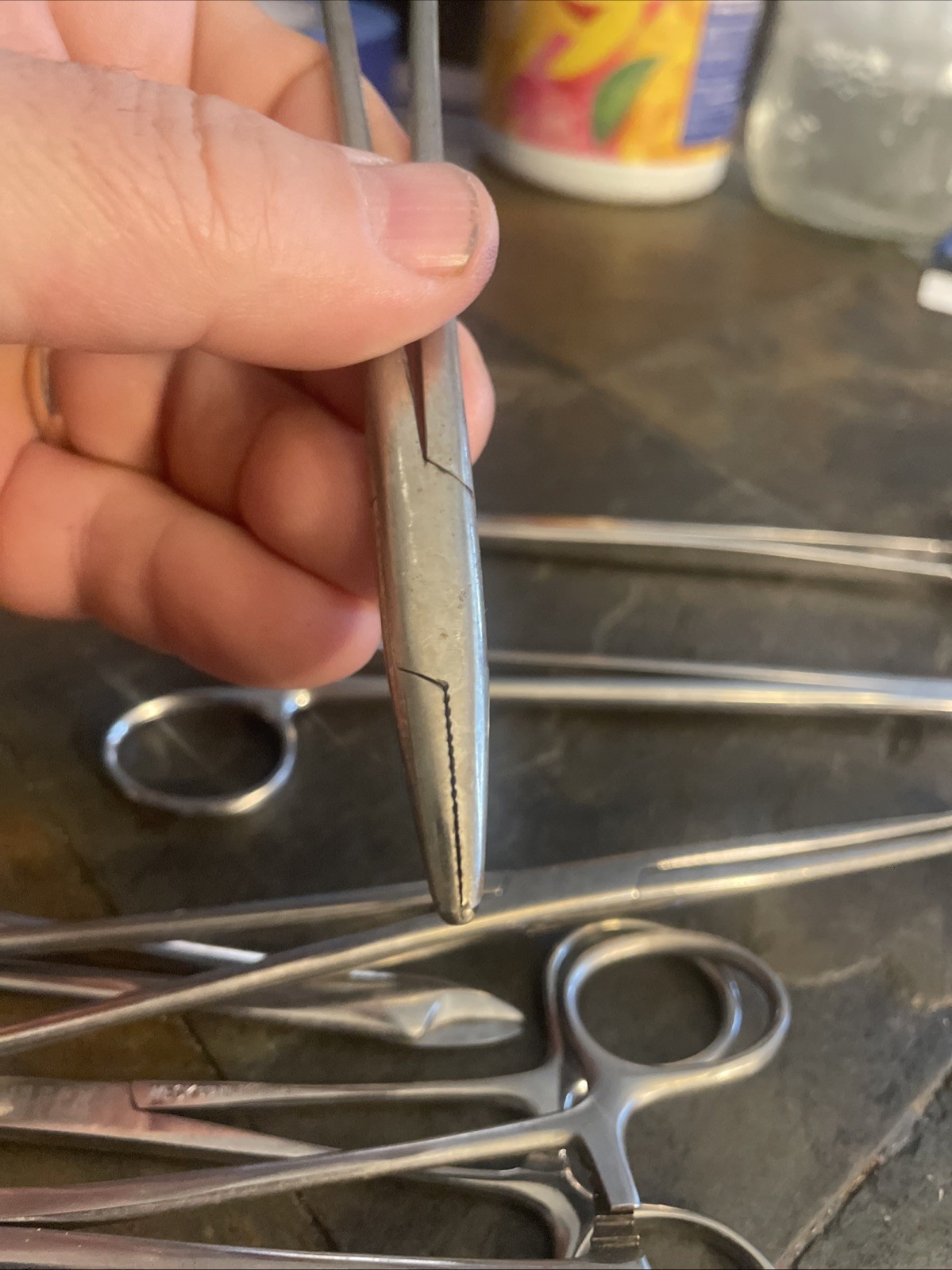 LOT OF 9 STAINLESS STEEL SURGICAL MEDICAL DENTAL INSTRUMENTS
