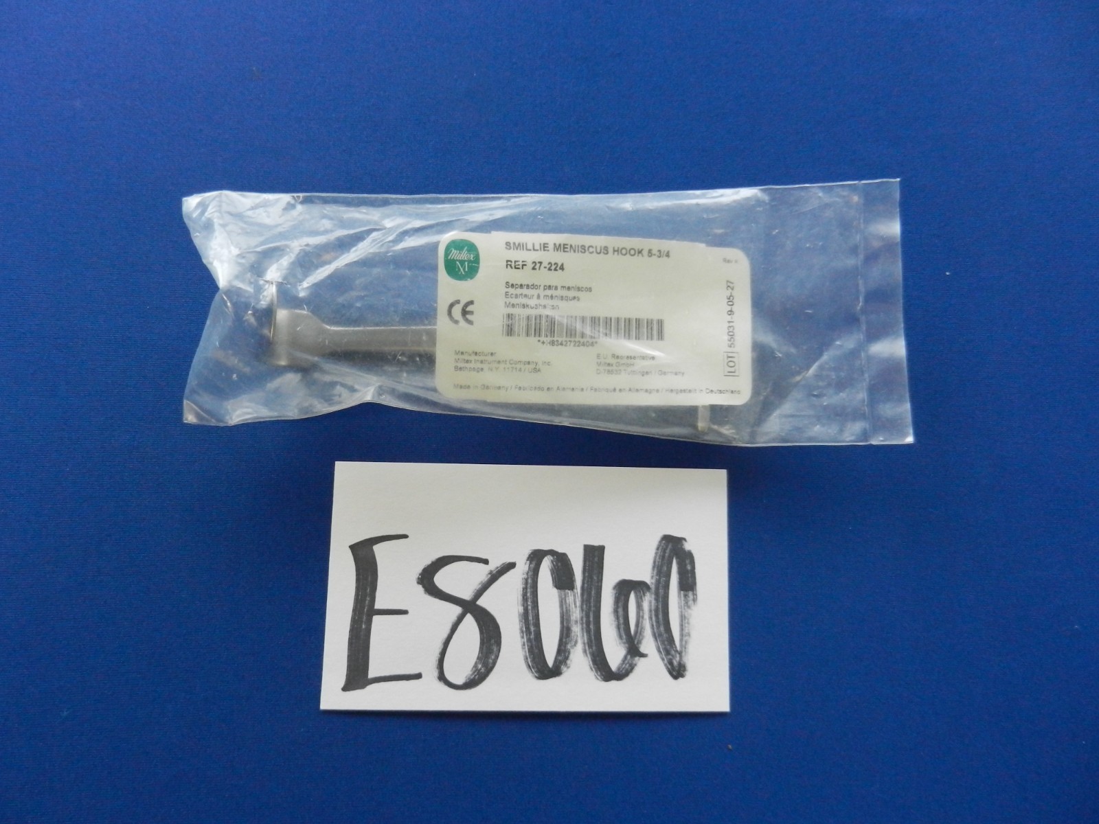 ***NEW*** Miltex 27-224 Smillie Orthopedic Hook 5.75″ Overall Length