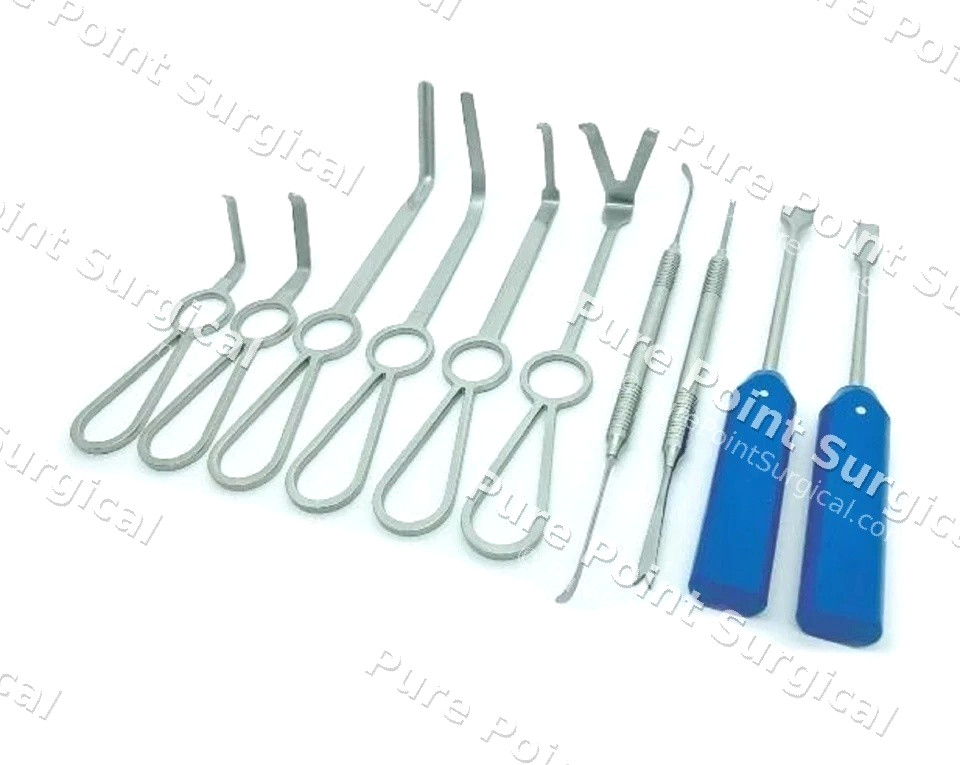 10 Pcs Orthognathic Surgery Instruments Set Minimally Invasive Maxillofacial Jaw