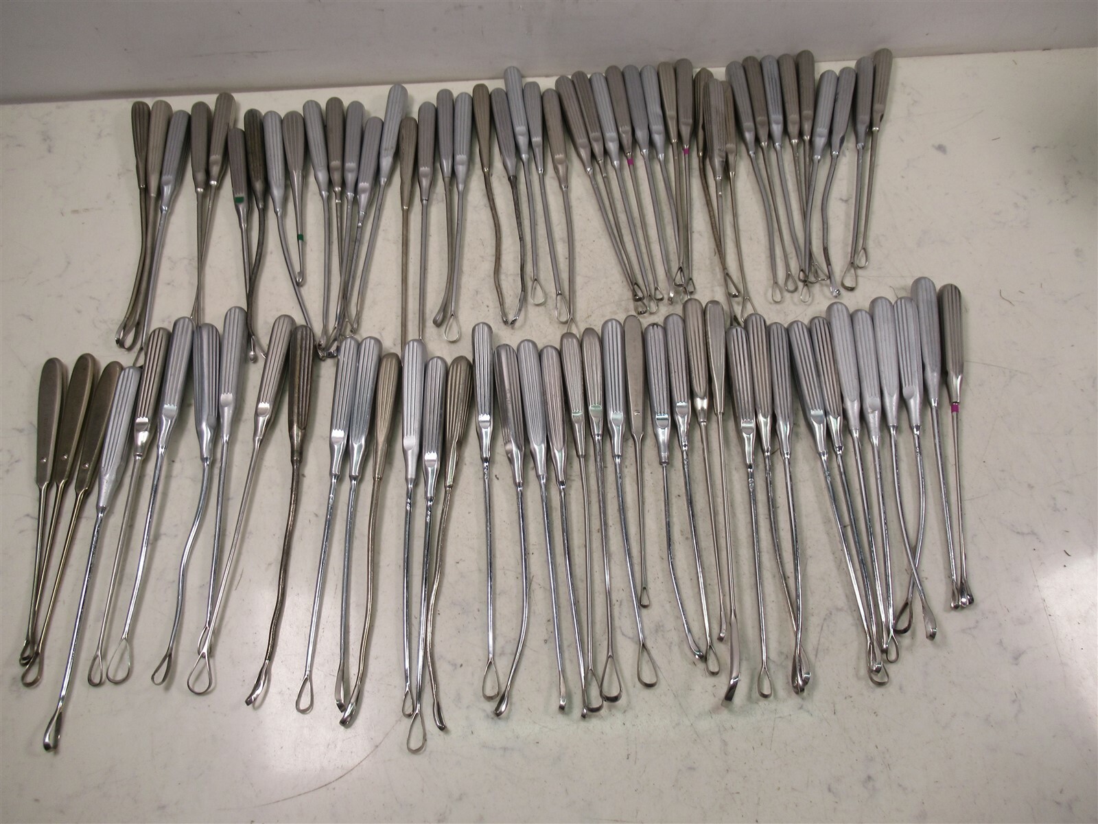 82 Stainless Steel Adenoid Curettes Surgical Instruments V. Mueller Earl K Long