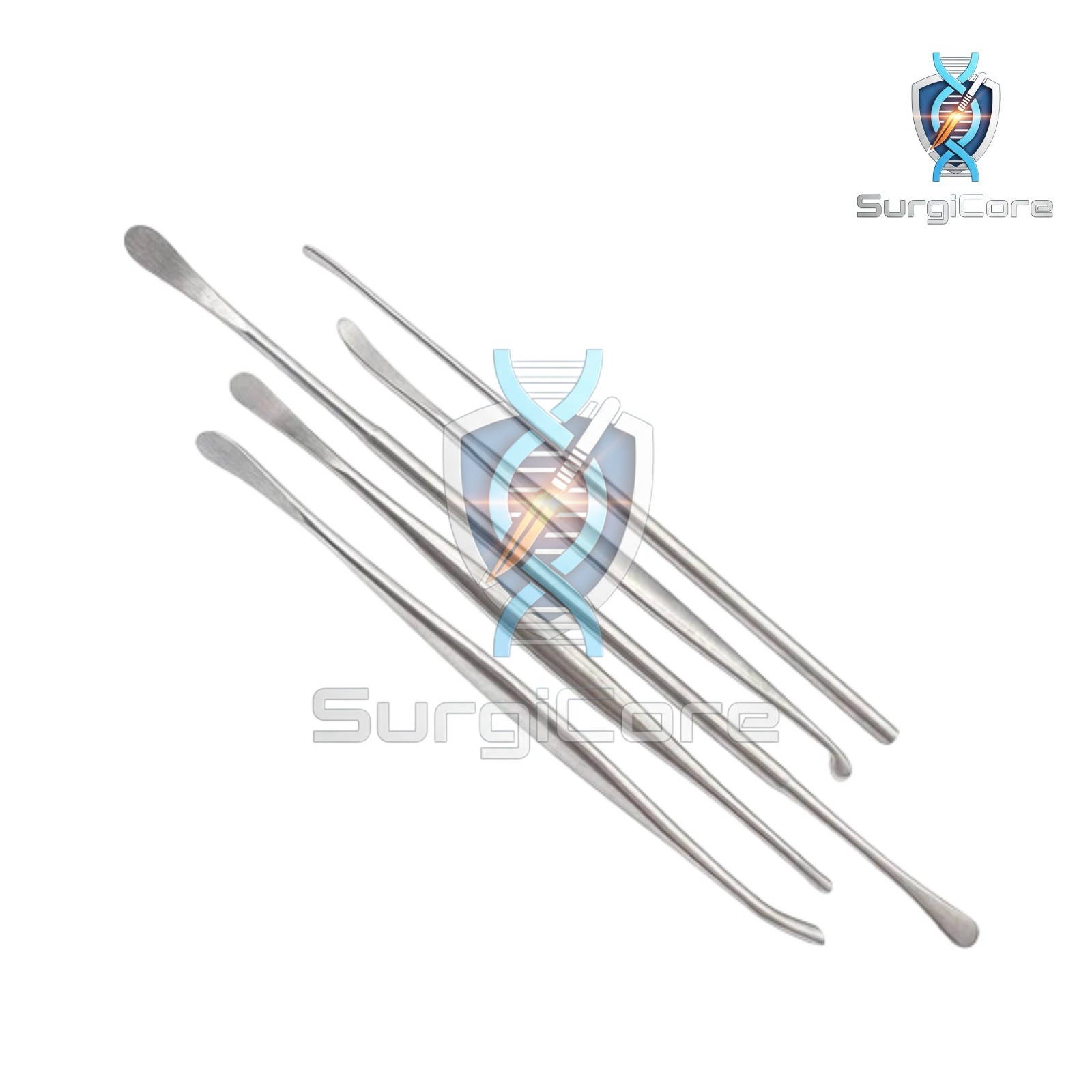 Penfield Dissectors No. 1, 2, 3, 4, 5 Neurosurgery Spine Instruments Set of 5