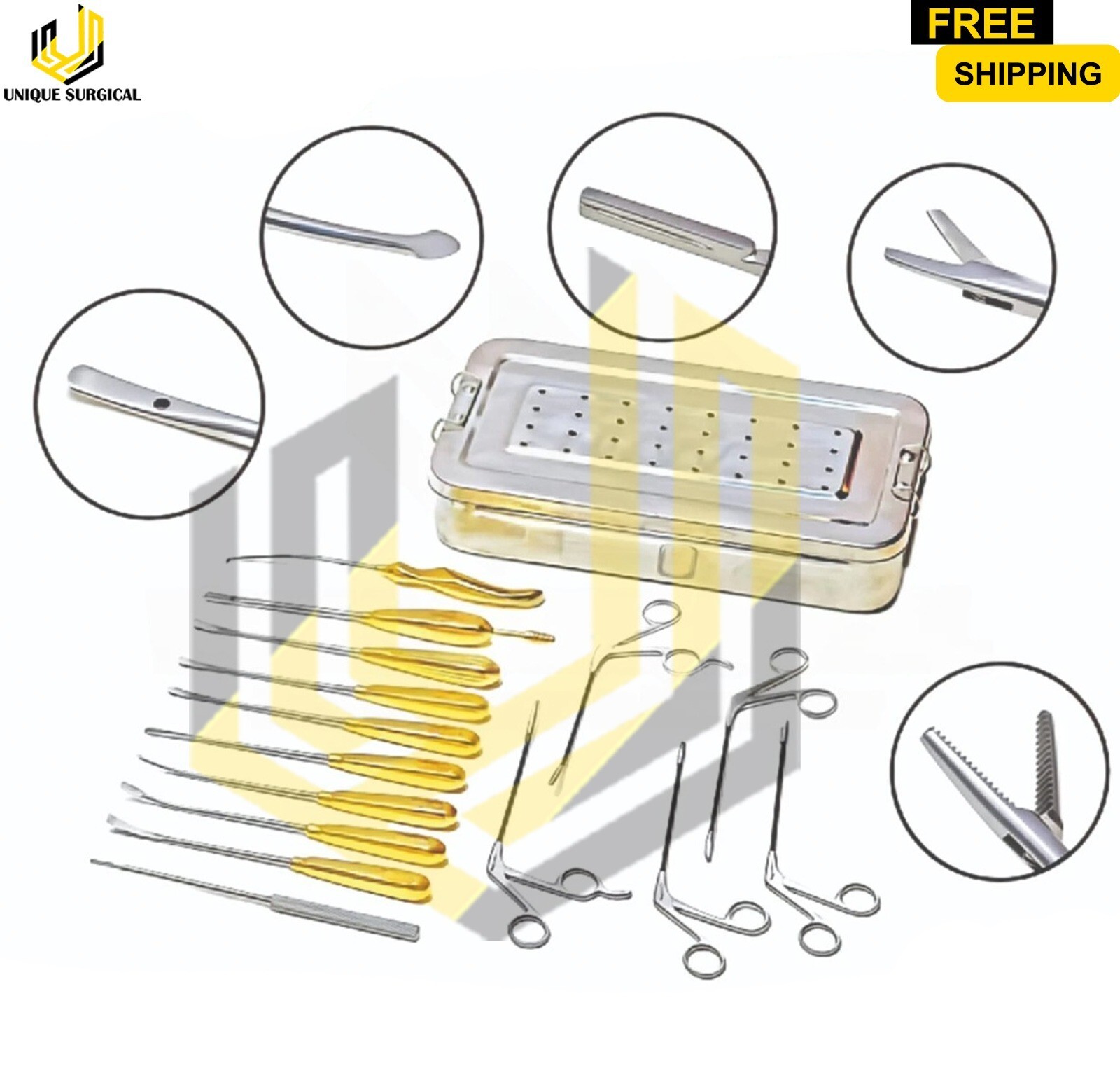 Daniel Endoscopic Forehead Lift Surgery Set Plastic Surgery instruments