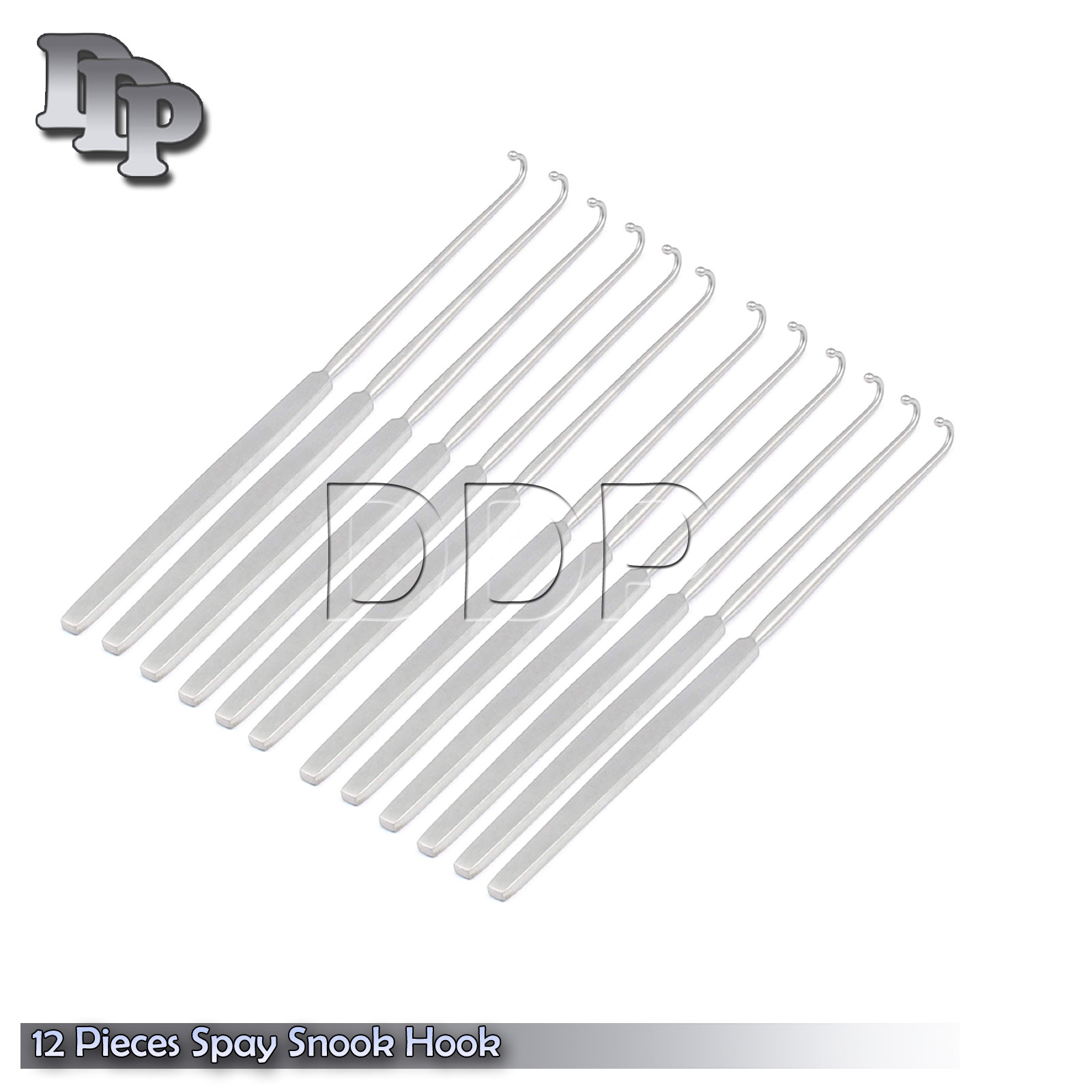 12 Pieces Spay Snook Hook Veterinary surgical instruments