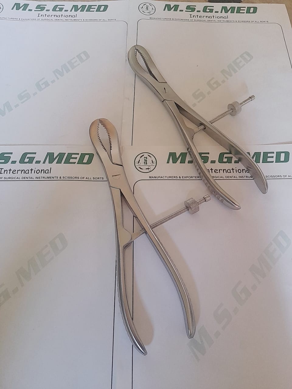 Orthopedic Bone Reduction Holding Forceps Stainless Steel Surgical Instrument