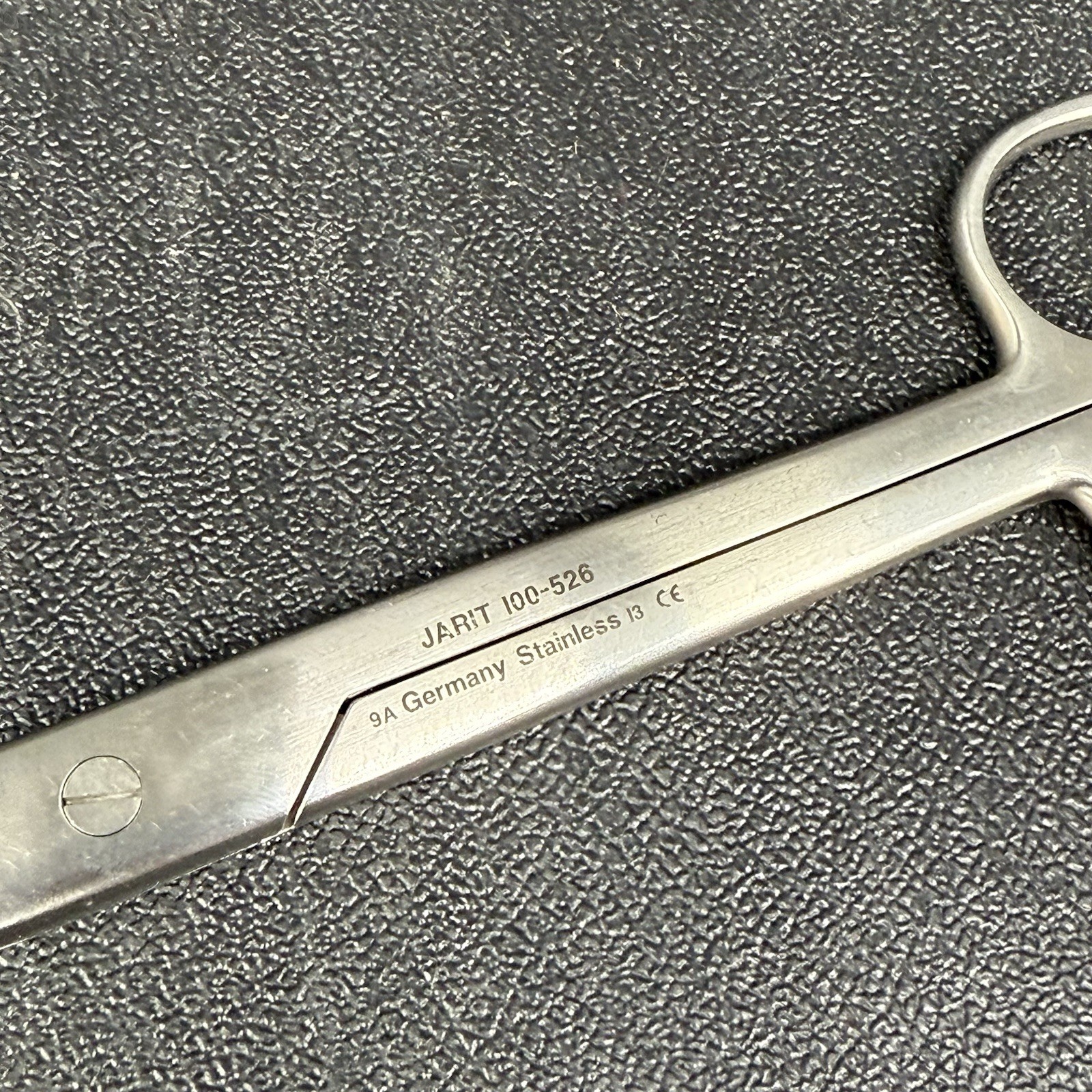JARIT 100-526 Lister Bandage Round Ring Handles Curved Up Scissors 7.25″ (Used)