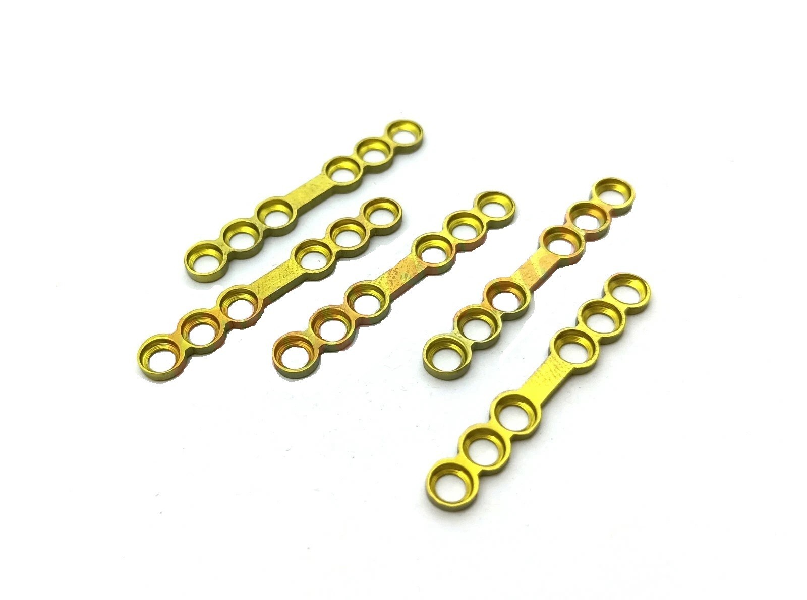 Maxillofacial Adaption Straight plate with Gap 2.5mm 6 holes mandible Lot of 5pc