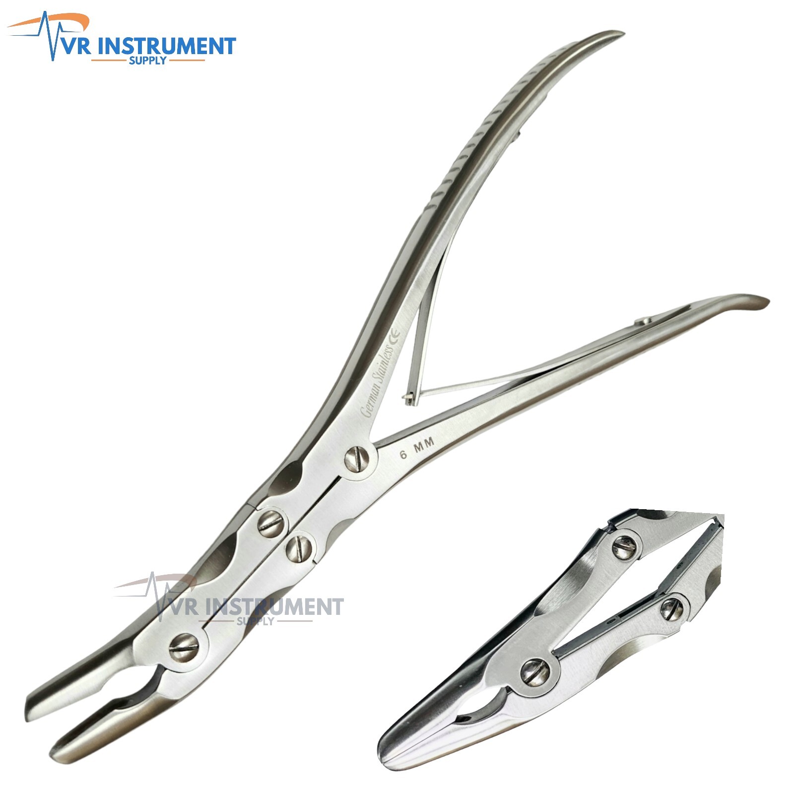 Leksell Bone Rongeurs 24cm Orthopedic Stainless Steel Cutting Tools Bite 6 mm