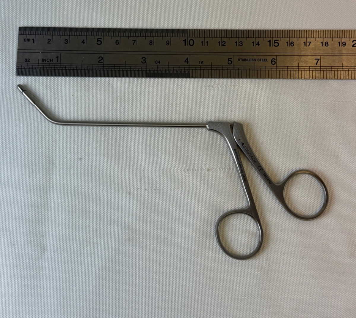 Gyrus ACMI Olympus 7023-0745 Giraffe Biopsy Forcep 45° x 4mm Double Spoon Jaws