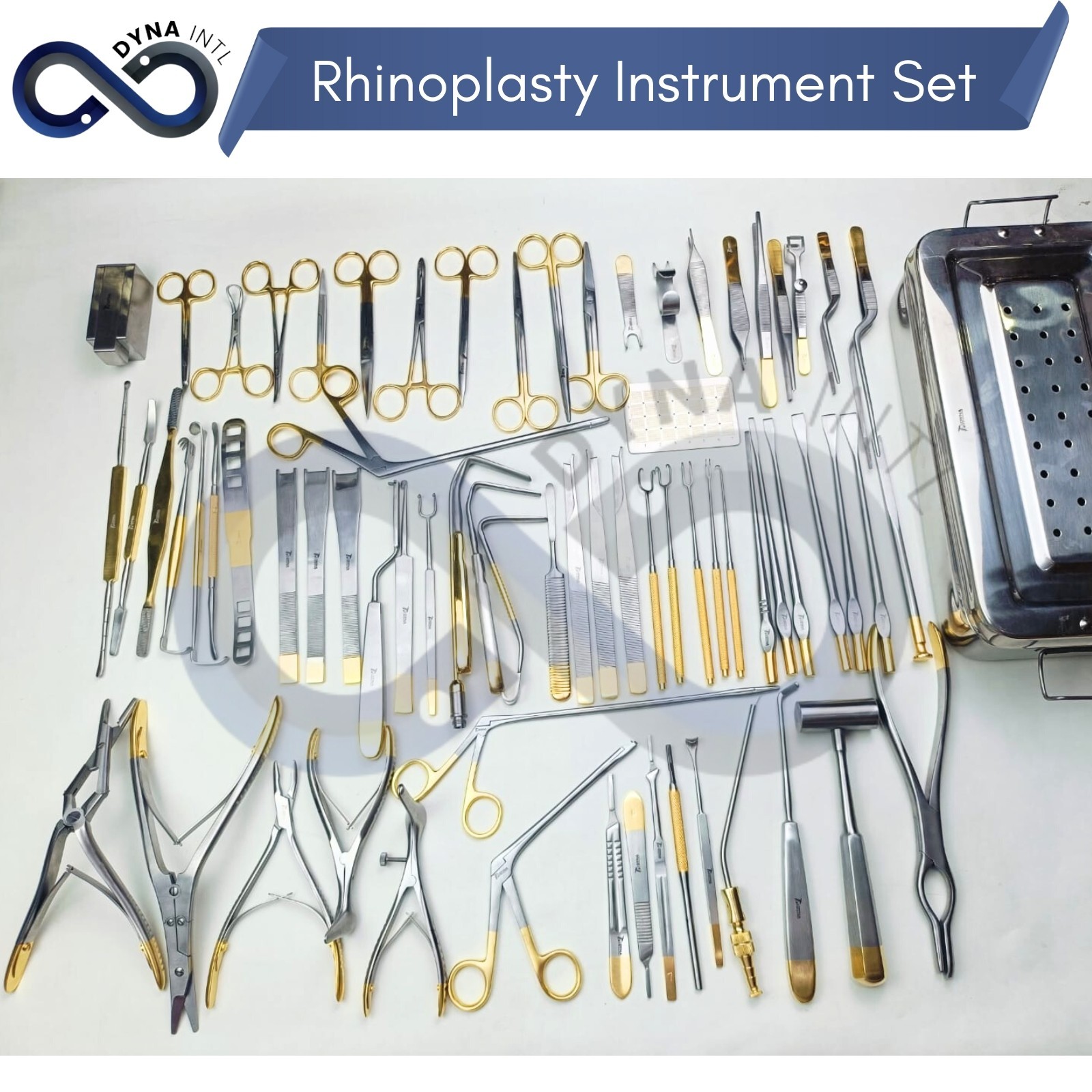 Major Rhinoplasty Surgical instruments set of 82 Pcs Nose & Plastic Surgery +Box