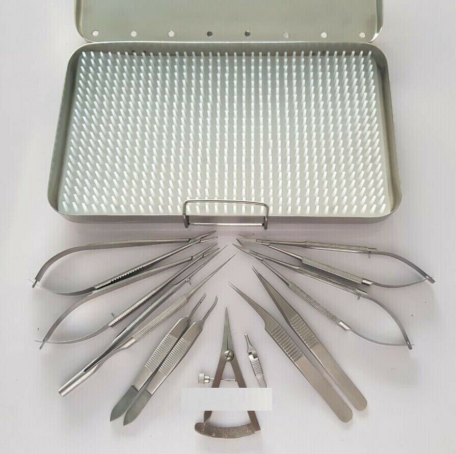 Micro Surgery Instruments Set, Micro Needle Holder, Scissors Micro instruments i