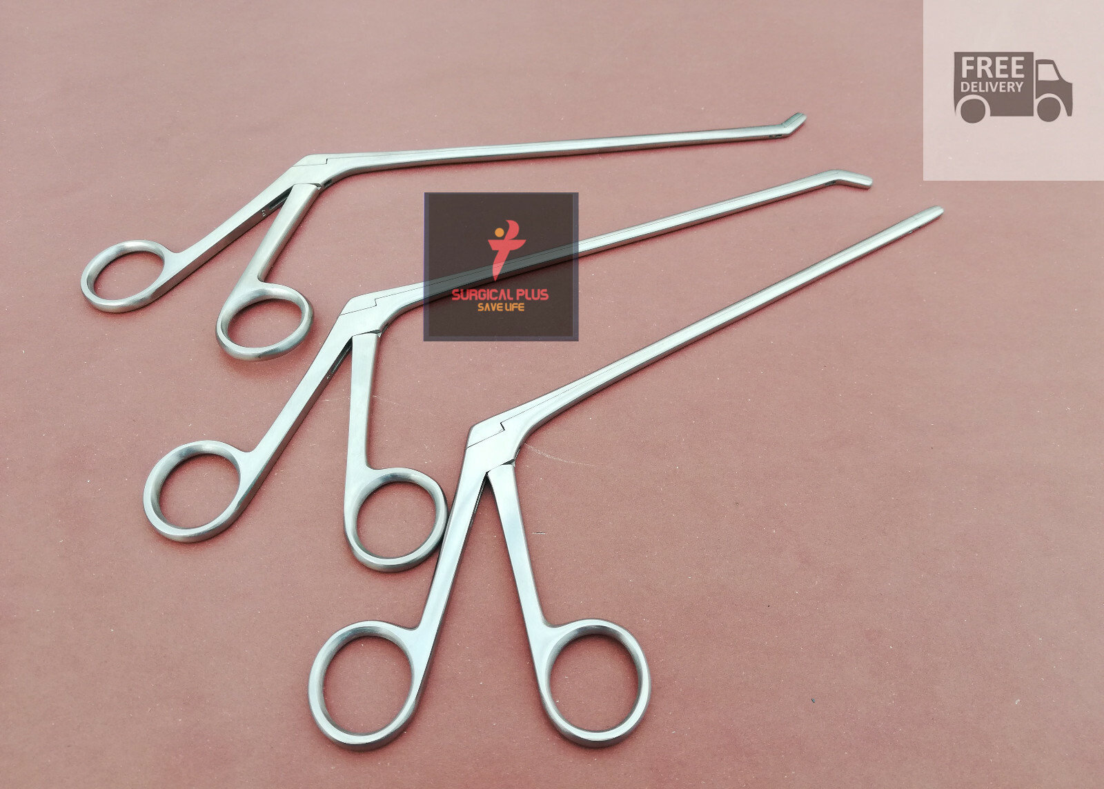 Spine Cushing Pituitary Rongeur 3X10mm 8″ Straight , Up And Down Biting