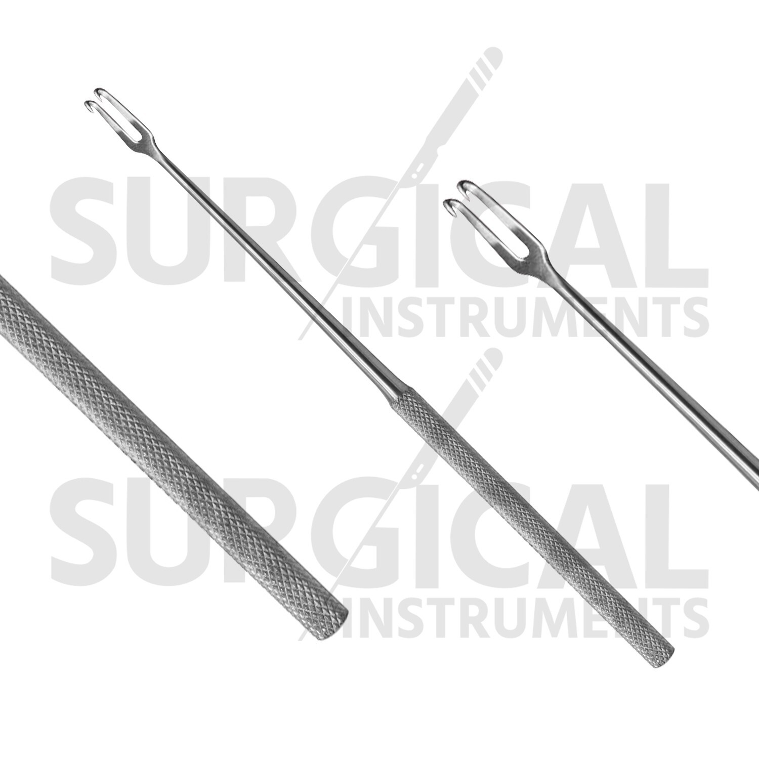 Joseph Skin Hook 2mm Double Sharp Prongs Retractor Plastic Dermal Instruments