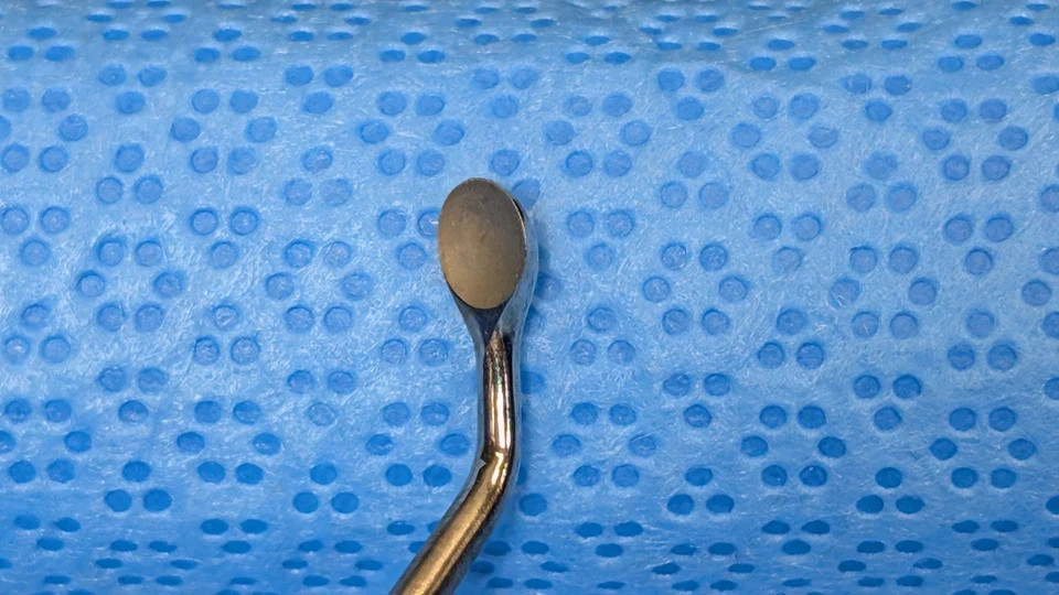 Synergetics Rotatable N003-160X ROUND DISSECTOR 3MM ENT nasal angled spatula tip
