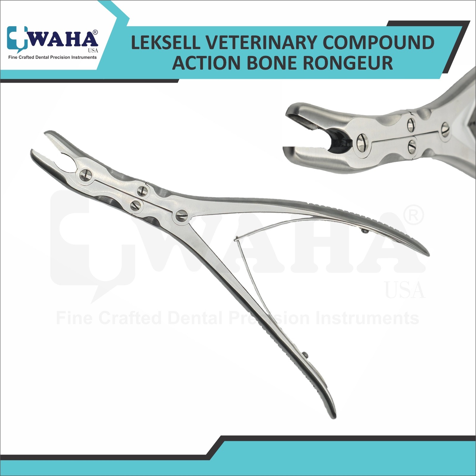 Leksell-Stille Compound Action Bone Rongeur Equine Dental 9.5″ (25CM) Veterinary