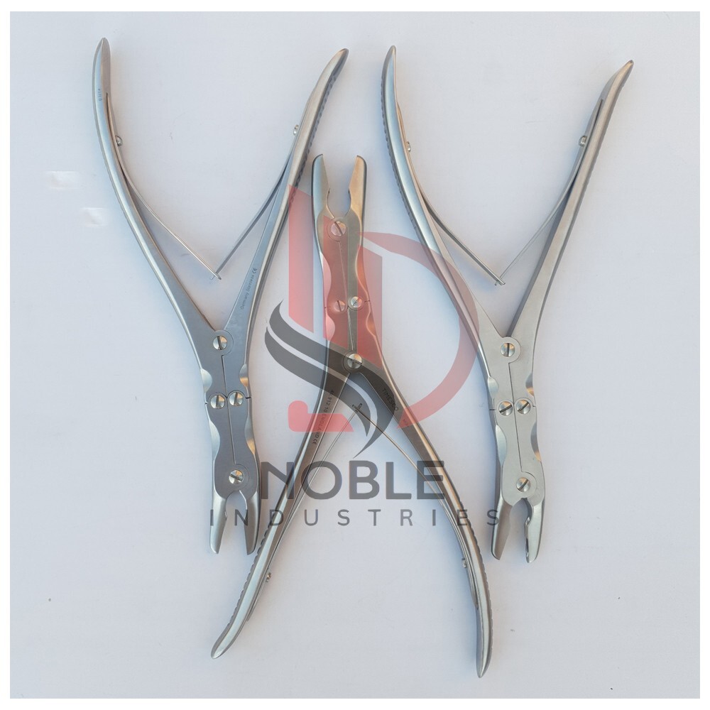Leksell-Stille Bone Rongeur Set Of 3 Pieces Surgical Instrument
