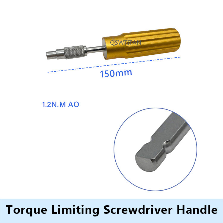 Torque Limiting Screwdriver Handle for Locking Screw 1pc Orthopedic Instruments