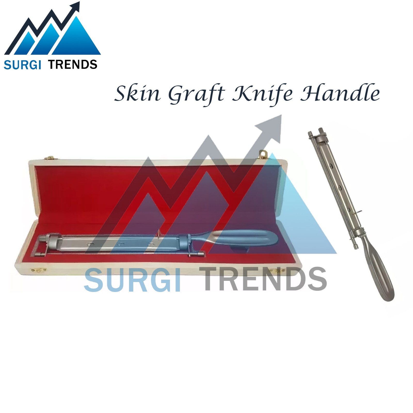 Silvers Skin Graft Knife Handle Dermatome Surgical Instrument Premium Quality
