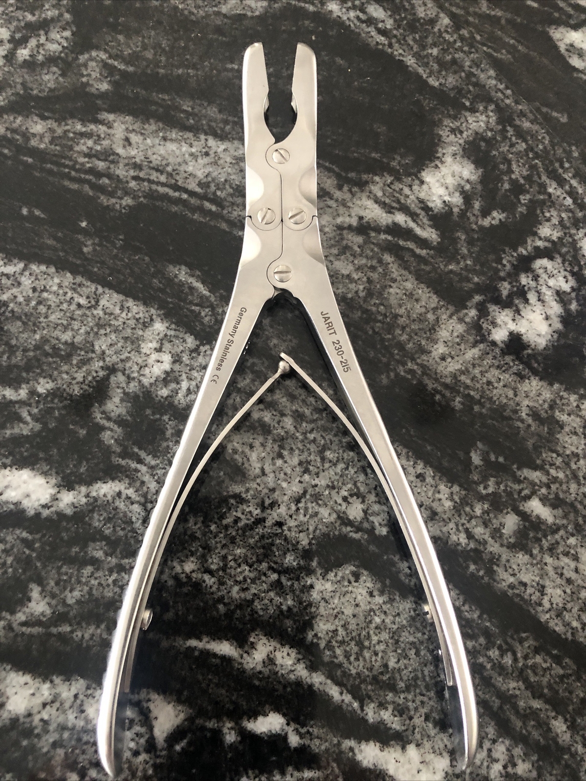 Jarit 230-215 Ruskin RongeurDouble Action, 6mm Bite, Cvd 7-1/4” German Stainless
