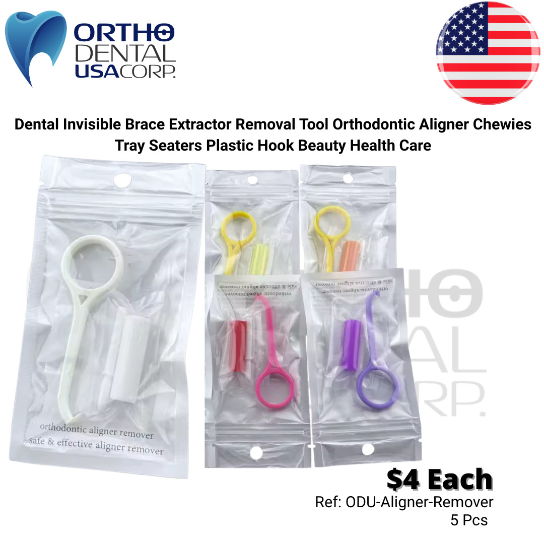 Set x 5 or 10 Aligner removal tool plus chewie seater INVISALIGN Orthodentalusa