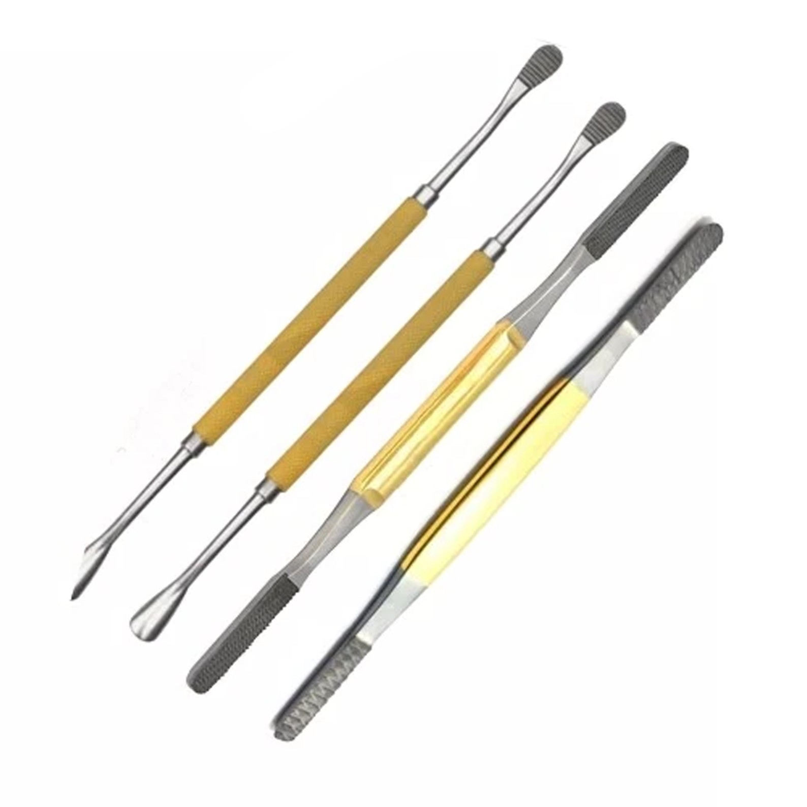 Rhinoplasty Fomon Double-Ended Nasal Rasp Set 4 PCs Surgical Instruments