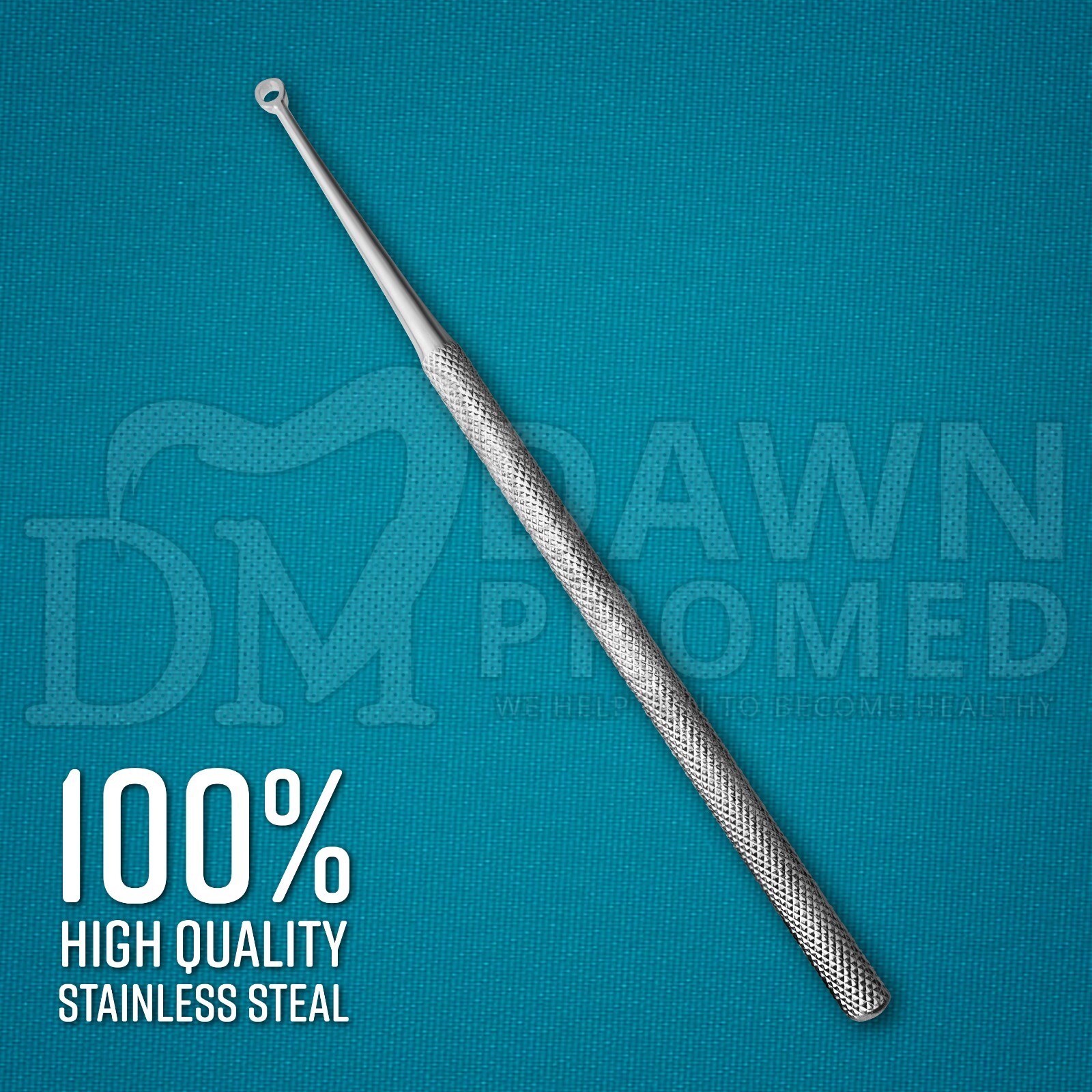 Buck Ear Curettes 6.5″ Sharp & Blunt Straight & Curved ENT Surgical Instruments