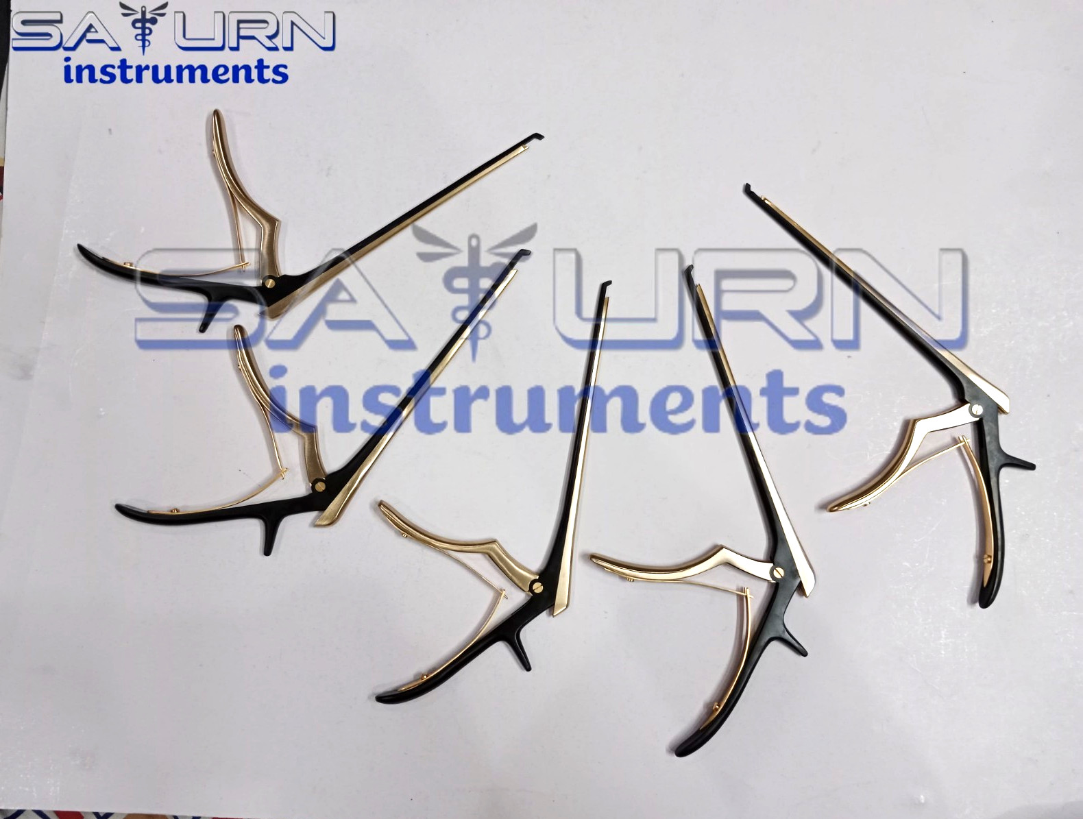 7_ KERRISON Bone Rongeurs Smith Punches 1,2,3,4mm Black Surgical 4 PCS