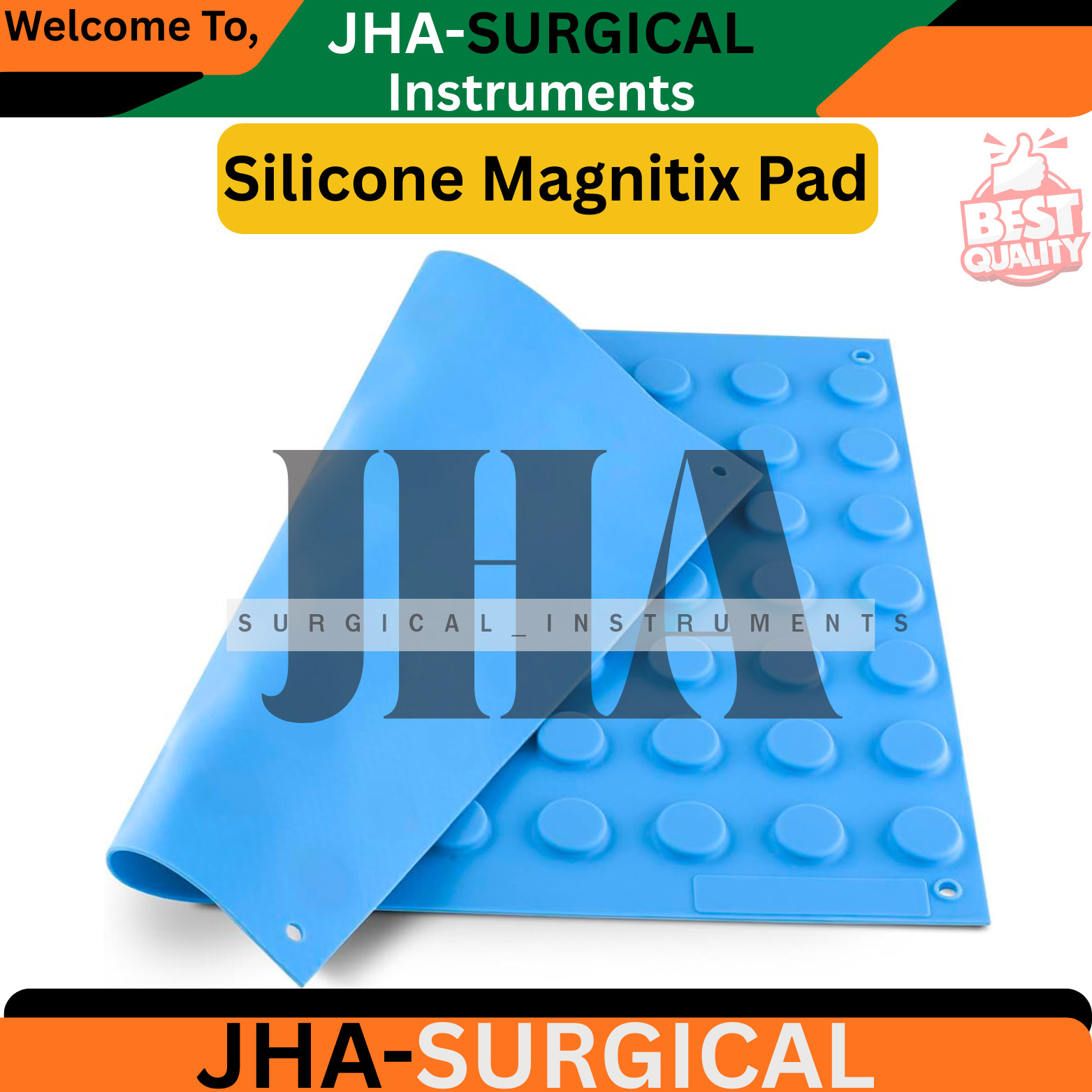 Autoclavable Surgical Magnetic Mat Non Slip & Flexible Magnetic Instrument Pad