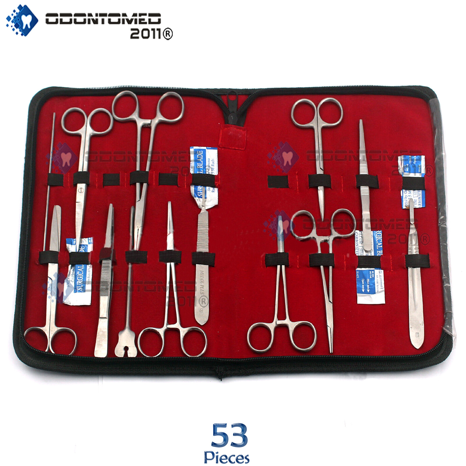 ODM 53 Pc Minor Surgery Dissection Dissecting Student Kit Surgical ds-1317
